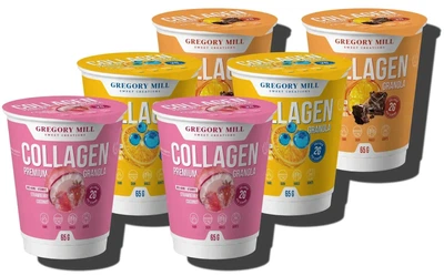 Набір 2Go MIX Колагенова гранола Gregory Mill Premium Granola (6 × 65 г), 390 г GG-10-745