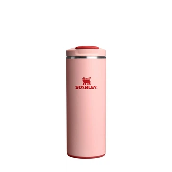Термокружка 350мл, нержавіюча сталь STANLEY Transit Fliptop Mug Peach Rose 10-13063-0050