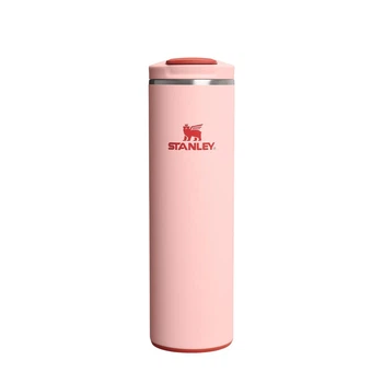 Термокружка 470мл, нержавіюча сталь STANLEY Fliptop Mug Peach Rose 10-13062-0050