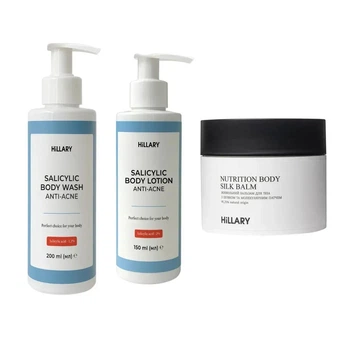Комплекс Hillary Body Acne & Deep Nourishment для тела против высыпаний и глубокого питания