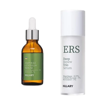 Набор Hillary Intensive Anti-Wrinkle & Redness Care для ухода против морщин и покраснений