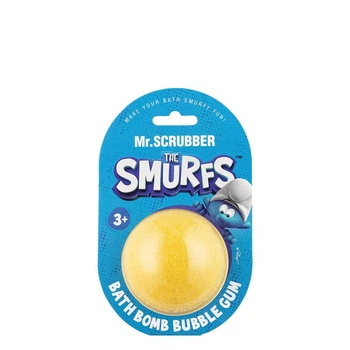 Бомбочка для ванны Mr.SCRUBBER The Smurfs Bath Bomb Bubble Gum для атмосферного купания 170 г