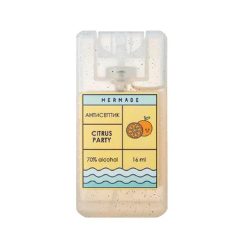 Антисептик-спрей для защиты кожи рук Mermade Citrus Party с ароматом сочных цитрусов 16 мл