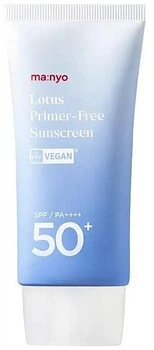 Крем сонцезахисний з охолоджуючим ефектом Lotus Primer Free Sunscreen SPF50+ PA++++ 50 ml