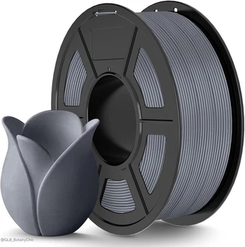 Філамент для 3D-принтера TECBEARS PLA матовий сірий 1.75 мм, 1 кг, високошвидкісний друк