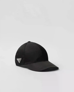 Мужская кепка Prada черного цвета CAP-PRA-002-BLK