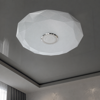 Смарт люстра LED біла 80 Вт RGB Bluetooth
