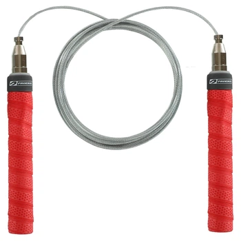 Скакалка скоростная Кроссфит с подшипником и стальным тросом PROESCE FI-1945 Красный