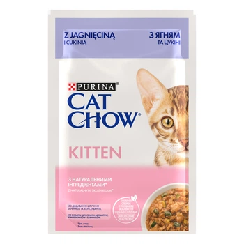 Влажный корм для котят Purina Cat Chow Kitten с индейкой, 85 г