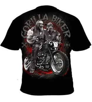 Футболка мужская Silberrücken Gorilla Biker Brothers GB64N черная XL (MD7687-1)