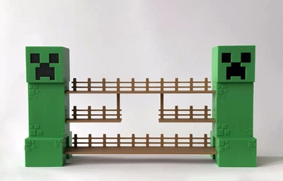 Преміум підставка Minecraft Creeper для колекційних фігурок Kinder Joy та Funko