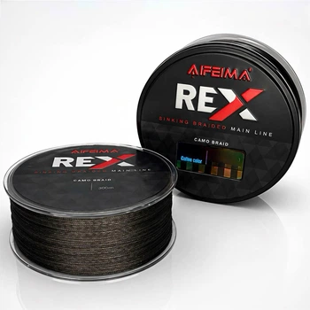 Шнур карповый Feima REX Sinking Braid Coffee 300 м (0.20 мм/18.0кг)