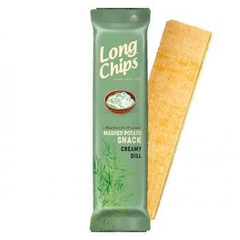 Чипсы картофельные Long Chips сметана и крепления 75 г