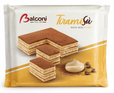Бисквитный торт тирамису Balconi Tiramisu со вкусом маскирпоне 400 г