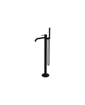 Смеситель ORION MATT BLACK для ванны напольный, черный матовый