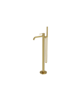 Смеситель ORION BRUSHED GOLD для ванны напольный, матовое золото
