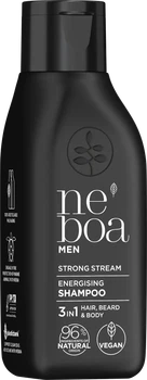 Шампунь Neboa MEN энергетический для мужчин 3в1 – волосы, борода и тело (мини) 100 мл (5903794199361)