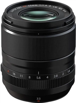 Стандартный объектив Fujifilm XF 33mm f/1,4 R LM WR (16719201)