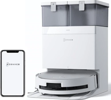 Робот-пылесос с влажной уборкой ECOVACS Deebot X8 Omni White