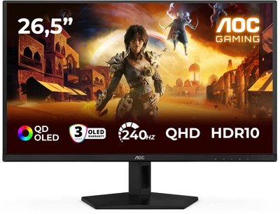Монітор 26.5" AOC Q27G41ZDF (Q27G41ZDF) QD-OLED 240Hz 2560x1440 Black