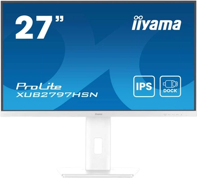 Монітор 27" iiyama ProLite XUB2797HSN-W2 IPS 100Hz 1920x1080 White