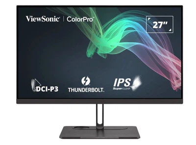 Монітор 27" ViewSonic ColorPro VP2776T-4K (VP2776T-4K) IPS 60Hz 3840x2160 Black