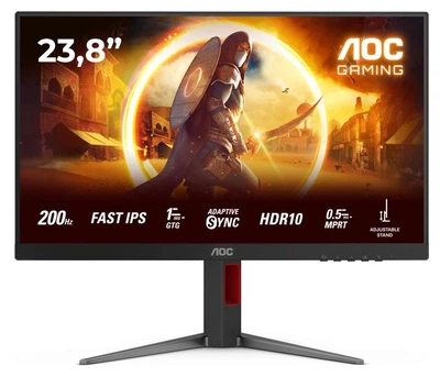 Монитор 23.8" AOC 24G4HA (24G4HA) Fast IPS 180Hz 1920x1080 Black