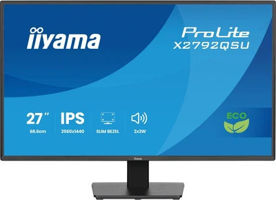 Монітор 27" iiyama ProLite X2792QSU-B1 IPS 120Hz 2560x1440 Black