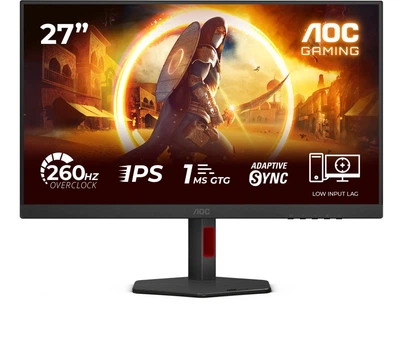 Монітор 27" AOC 27G4ZR (27G4ZR) Fast IPS 260Hz 1920x1080 Black