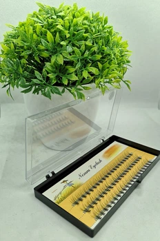 Накладные пучковые ресницы Nesura Eyelash 10D 9мм