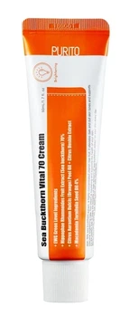 Витаминный освещающий крем с облепихой Purito Sea Buckthorn Vital 70 Cream 50 ml