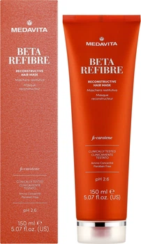 Восстанавливающая маска для поврежденных волос Medavita Beta Refibre Recontructive Hair Mask 150 мл