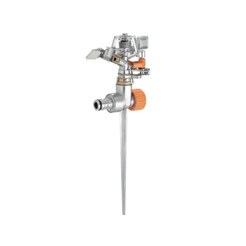 Импульсный дождеватель Claber 9623 IMPACT METAL-JET SPIKE (до 500 м², 9.3-16.9 л/мин)