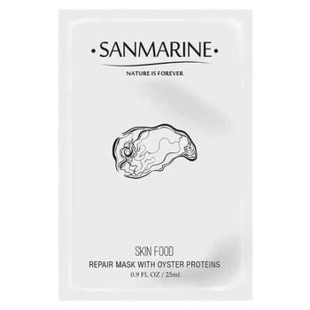 Восстанавливающая маска с протеинами устрицы Sanmarine Repair Mask With Oyster Proteins 5шт
