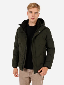 Куртка зимняя короткая мужская Colin's CL1070995GRE S Dark Green (8684112308784)