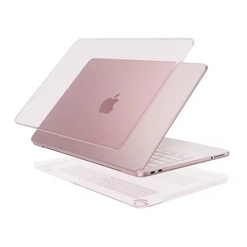 Чохол MacBook Neo 13" A18 Pro A3404 Crystal Case blush