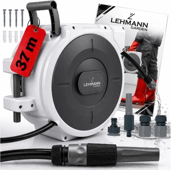Садовый шланг на катушке Lehmann LGAWR-3512 35 м + 2 м с автоматической намоткой