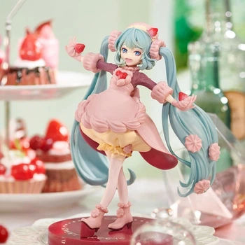 Фигурка аніме Вокалоид FuRyu Хацуне Мику Vocaloid Hatsune Miku Sweet Strawberry Choco 17 см