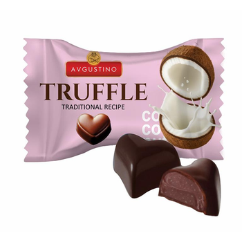 Конфета трюфельная "Truffle with Coconut" с кокосом, весовая 100г.