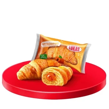Круассан Lukas со вкусом Абрикоса, 100г.