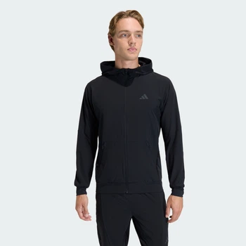 Мужское худи D4T WORKOUT FULL-ZIP adidas KA4821 (L) черный (4068822091947)