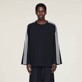 Лонгслив Y-3 Top 3-Stripes adidas JW7351 (S) черный (4068809537741)