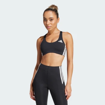 Женское бра Adizero Run Medium Support adidas JD9214 (L (C-D)) черный (4067891300592)