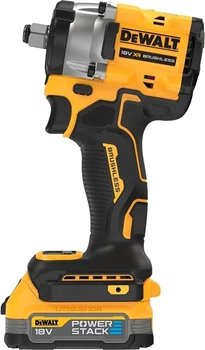 Ударний гайковерт DeWalt 18V POWERSTACK 1/2' 406 Нм з 2 акумуляторами 1.7 Аг (DCF921E2T-QW)