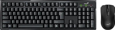 Комплект бездротовий Genius Smart KM-8101 Black (31340014413)