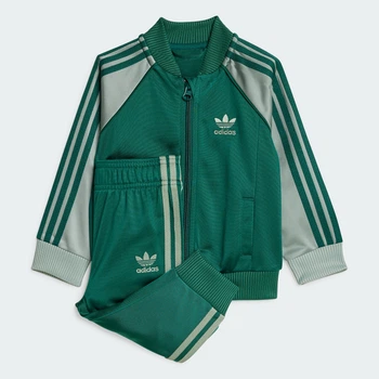 Детский спортивный костюм Adicolor SST Kids adidas JC6496 (62) зеленый (4067902576572)