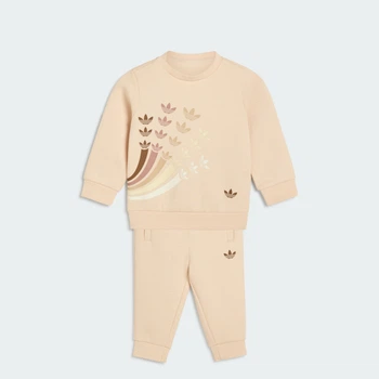 Детский спортивный костюм RAINBOW CREW adidas KQ9241 (62) розовый (4068818972168)