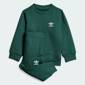 Детский спортивный костюм CREW SET IN adidas KW1878 (68) зеленый (4068817980928)