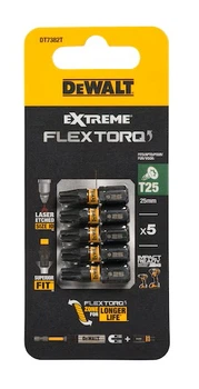 Zestaw bitów DeWalt T25 FLRQ 25 mm 5 szt. DT7382T-QZ