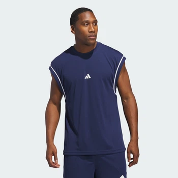 Мужская майка adidas Basketball All-World Sleeveless adidas JN4748 (M) синий (4067891782961)